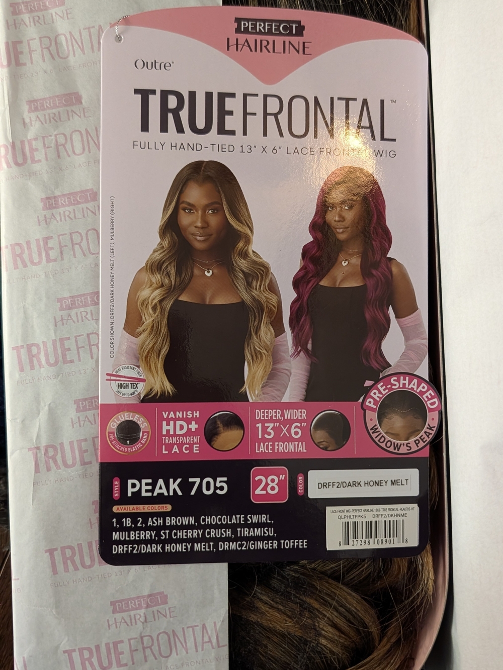 Outre Perfect Hairline True Frontal Glueless 13x6 HD Lace Front Wig - PEAK 705